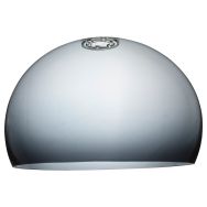 Grijs kunststof lampenkap K11130S Ø38cm met E27 support. - Grijs - Kunststof - Steinhauer