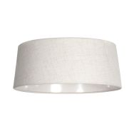Lampschirm K20101S – Cremefarbenes Leinen mit weißer Innenseite Ø48 cm