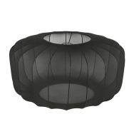 Shade K4193SS Ø60 - black fabric shade with soft shapes