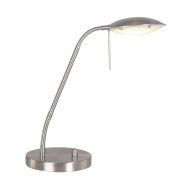 Steel-colored table lamp Eloi 1315ST with rotary dimmer