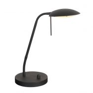 Black table lamp Eloi 1315ZW with rotary dimmer