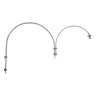 Wandlamp Gramineus 1480ST Staal