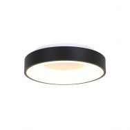 Plafondlamp Ringlede 2562ZW Zwart Ø38cm