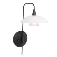 Wandlamp Tallerken 2656ZW Zwart