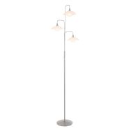 Floor lamp Tallerken 2659ST Steel 3 lights with dimmer