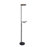 Vloerlamp Turound 2663ZW Zwart lees arm