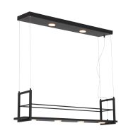 Hanging lamp Tor 3298ZW Black dimmable and height adjustable