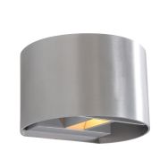 Wandlamp Muro 3364ST staal met G9 fitting incl. lichtbron 