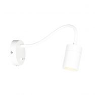 White wall lamp with flexible arm 3390W Upround including light source