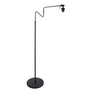 Black floor lamp 'small arc lamp' Linstrøm 3405ZW without lampshade