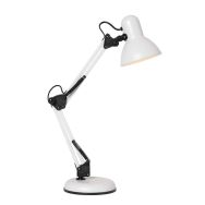 Tafellamp Study 3456W Witte bureau lamp