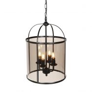 Hanging lamp Pimpernel 5972ZW Black Ø25 4 x an E14 fitting