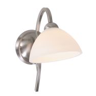 Wandlamp Capri 6840ST Staal met aan/uit schakelaar