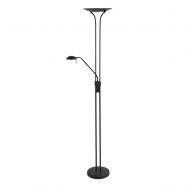 Floor lamp Biron 7500ZW Black with two dimmers 2700 Kelvin