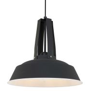 Zwarte hanglamp Eden 7704ZW E27 fitting