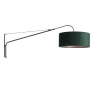 Wall lamp Elegant Classy 2574ZW+K1066VS Black-Velvet Green