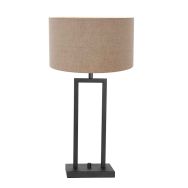 Table lamp Stang 2996ZW+K7396RS Black-Grey Linen