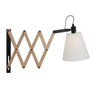 Wandlamp Dion 8852BE met uittrekbare arm E14 fitting