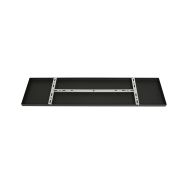Rechteckige Deckenplatte I15296S Schwarz 100 x 25 x 2,5 cm mit Aufhängebügel