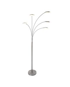 Moderne 5-lichts vloerlamp 1327ST – Stijlvolle LED booglamp met dimfunctie