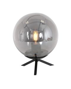 Tafellamp Bollique 3323ZW Zwart E27 fitting 26cm hoog