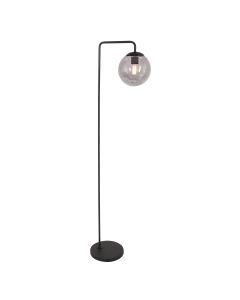 Vloerlamp Bollique 3325ZW Zwart met snoerschakelaar