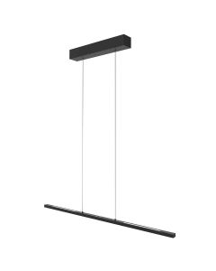 Hängelampe Bande 3994ZW schwarz 122cm breit mit Seillift