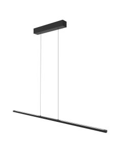 Hanglamp Bande 3995ZW Zwart 150cm breed met cable lift