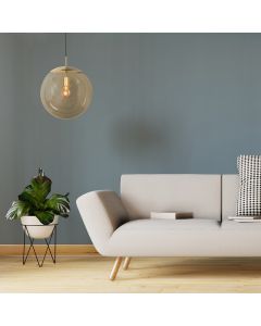 Stilvolles Pendelleuchte Bollique 4186ME Glas 40cm
