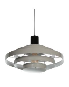 Grijze Hanglamp Halo Cirque 4217GR – Uniek Lichtspel met Elegante Metalen Ringen