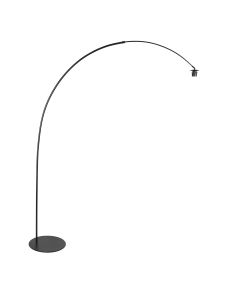 Zwarte Vloerlamp Curve 4219ZW – Stijlvolle Booglamp met Verstelbare Functionaliteit