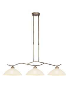 Hanglamp Capri 6837BR Brons 115cm breed en in hoogte verstelbaar