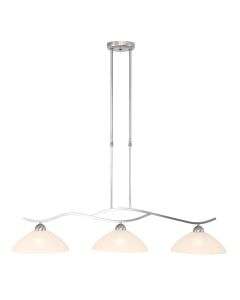 Hängelampe Capri 6837ST Stahl 115cm breit und höhenverstellbar