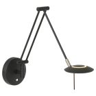 Applique murale Zodiac 2110ZW Noire dimmable, pivotante et inclinable