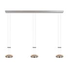 Hanglamp Piola 3501ST Staal 3 lichts 