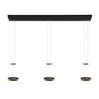 Hanglamp Piola 3501ZW Zwart 3 lichts 