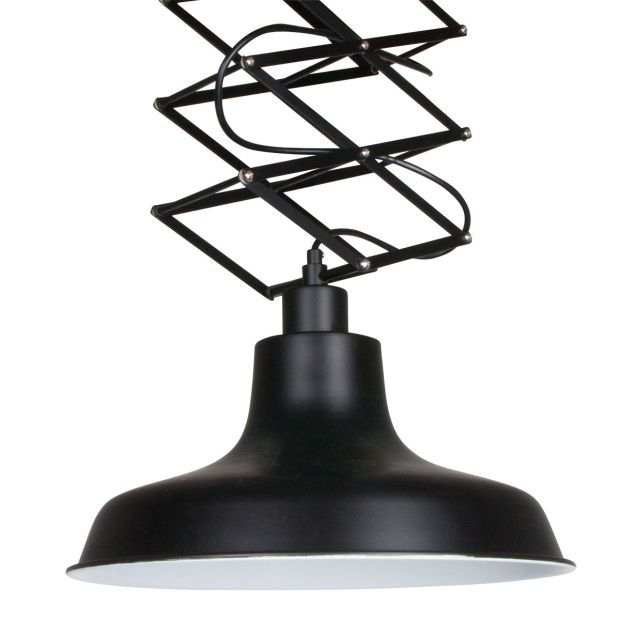 Black industrial pendant light hotsell