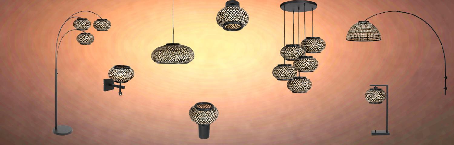 Série Nox Light – Éclairage en Bambou Naturel | Steinhauer Lighting