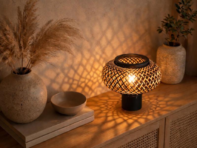 Série Nox Light – Éclairage en Bambou Naturel | Steinhauer Lighting