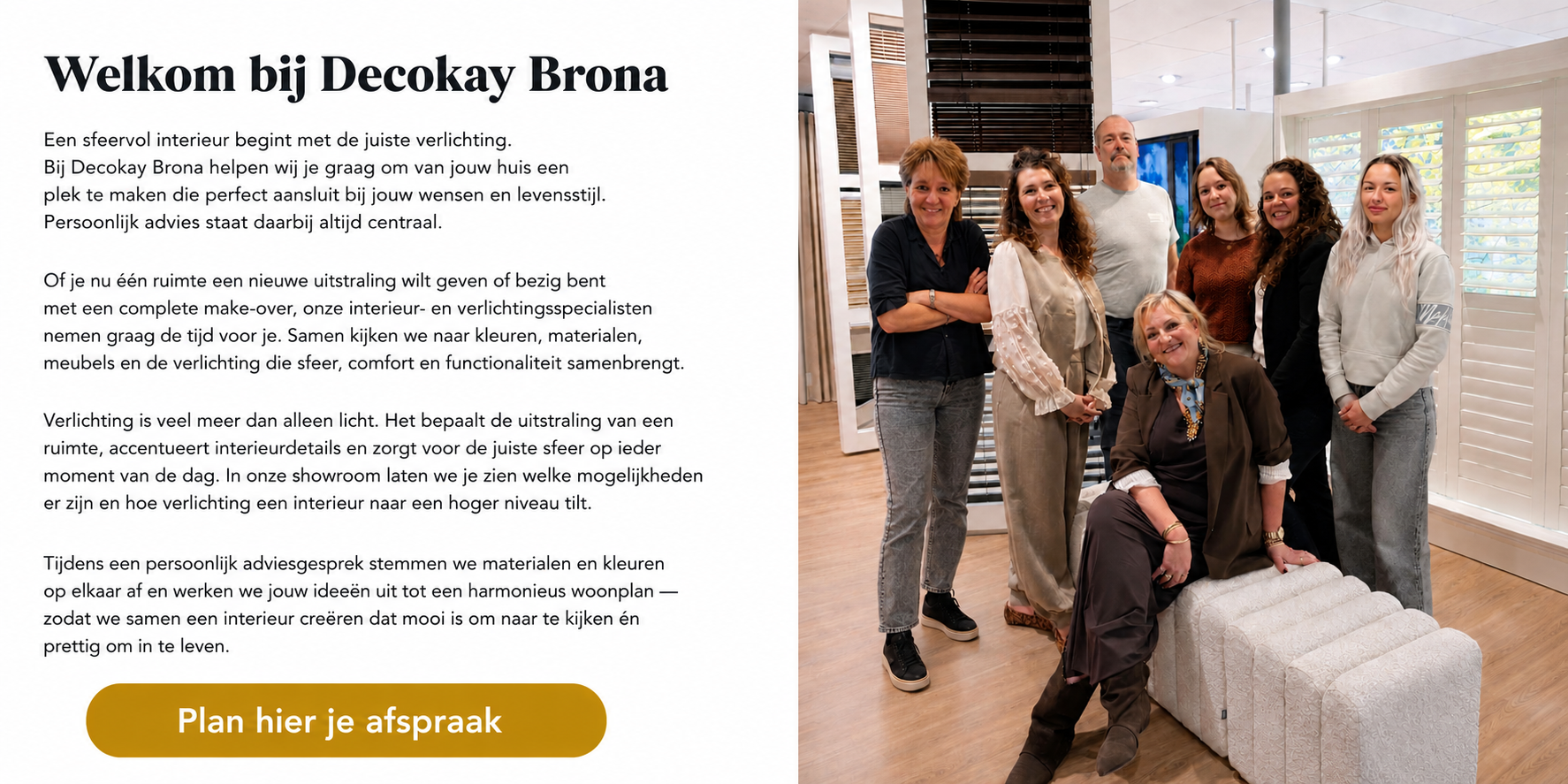Verlichtingsspecialisten Decokay Brona