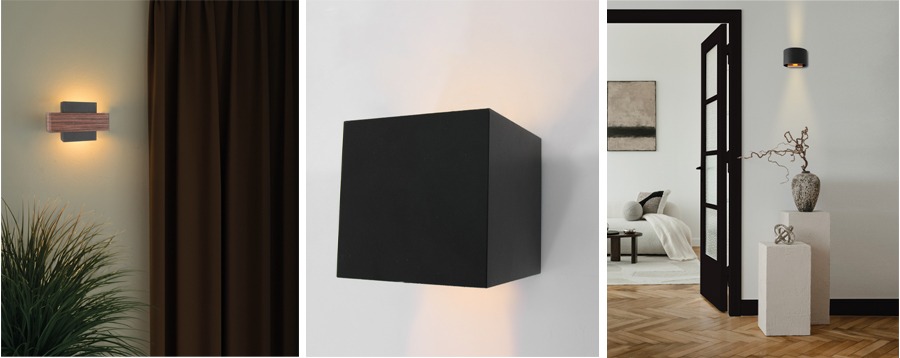 Lichtspel op muur, muro lampen